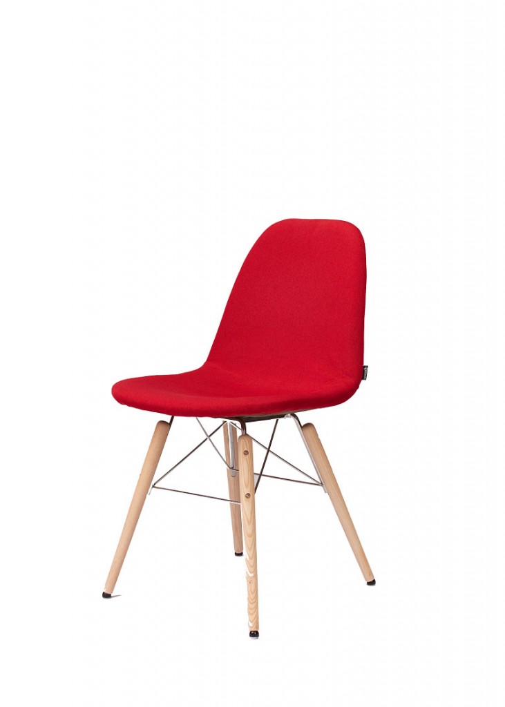 Moderna Stolica Lucy modernog dizajna, udobna, crvene boje - online shop - Commodo Home & Living