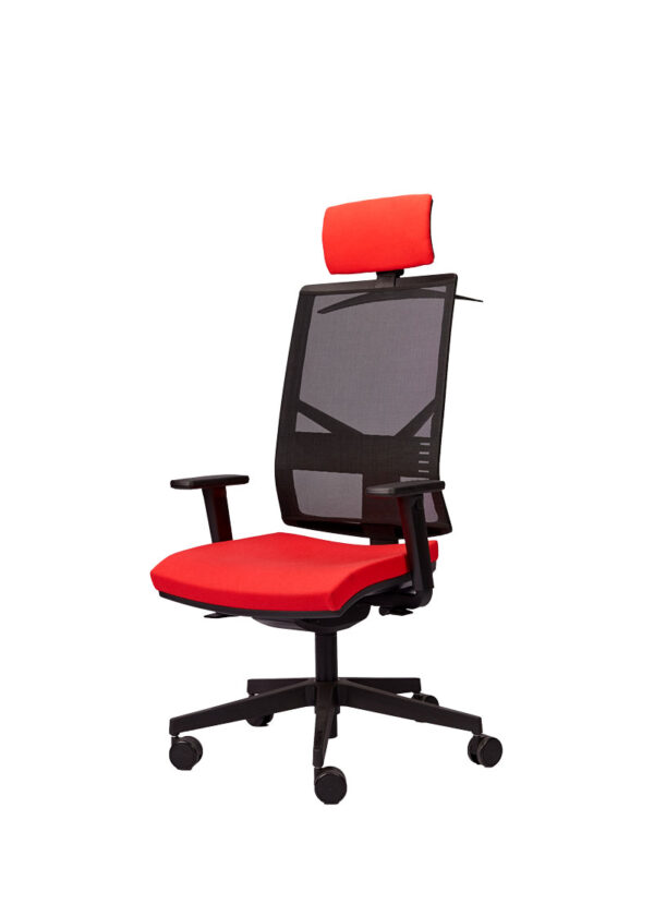 Moderna Radna stolica - Play (sa uzglavljem) modernog dizajna, udobna , crvene boje - online shop - Commodo Home & Living