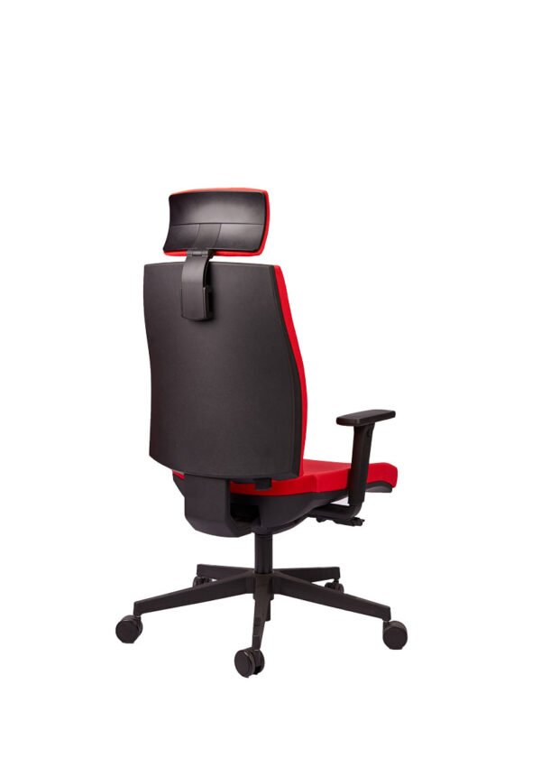 Moderna Radna stolica - Job (sa uzglavljem) modernog dizajna, udobna , crvene boje - online shop - Commodo Home & Living