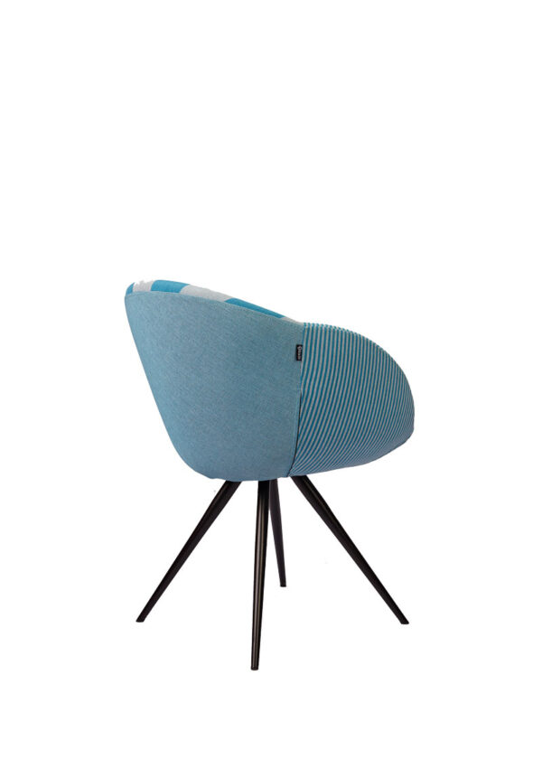 Moderna Stolica Cloe modernog dizajna, udobna , plave boje - online shop - Commodo Home & Living
