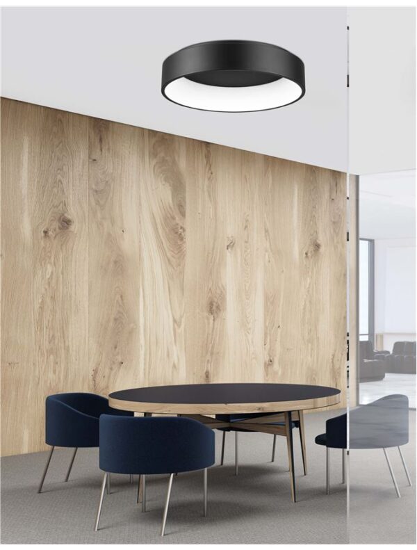 Moderna Plafonjerka Rando modernog dizajna , kvalitetna , crne boje - online shop - Commodo Home & Living