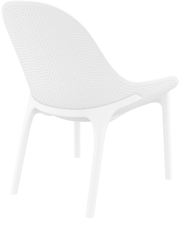 Moderna Stolica za baštu Sky klasičnog dizajna, udobna, bijele boje - internet prodaja - Commodo Home & Living