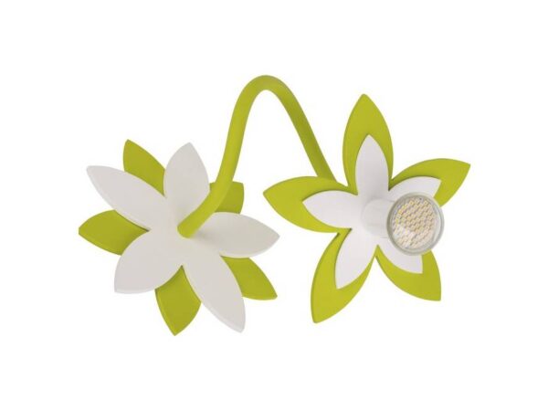 Moderna Zidna / plafonska lampa - Flowers green modernog dizajna,kvalitetna , zelene boje - internet prodaja - Commodo Home & Living