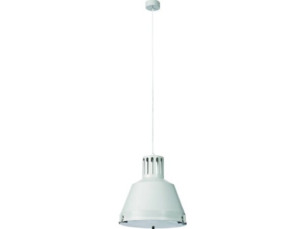 Moderni Luster - INDUSTRIAL white M modernog dizajna ,kvalitetan , bijele boje - internet prodaja - Commodo Home & Living