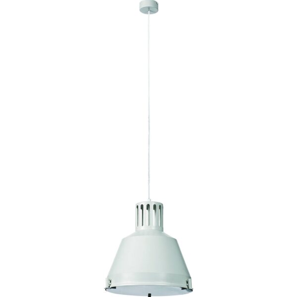 Moderni Luster - INDUSTRIAL white M modernog dizajna ,kvalitetan , bijele boje - internet prodaja - Commodo Home & Living