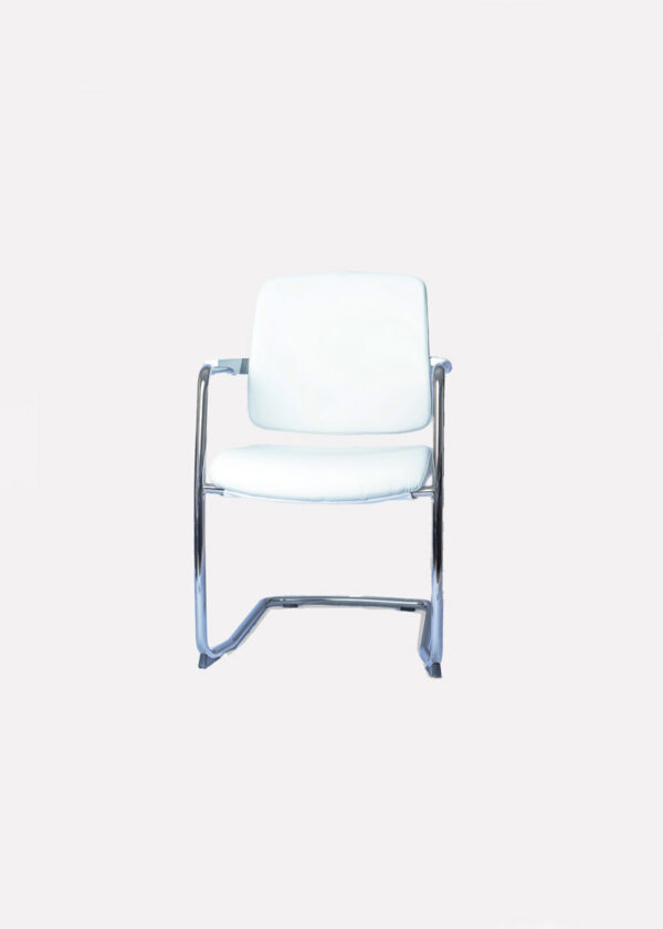 Moderna Konferencijska stolica Apsolute jednostavnog dizajna,udobna , bijele boje - online shop - Commodo Home & Living