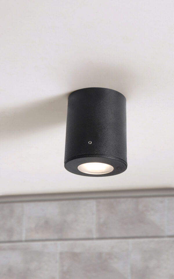 Moderna Spoljna plafonska lampa - FRANCA klasičnog dizajna, crne boje - internet prodaja - Commodo Home & Living