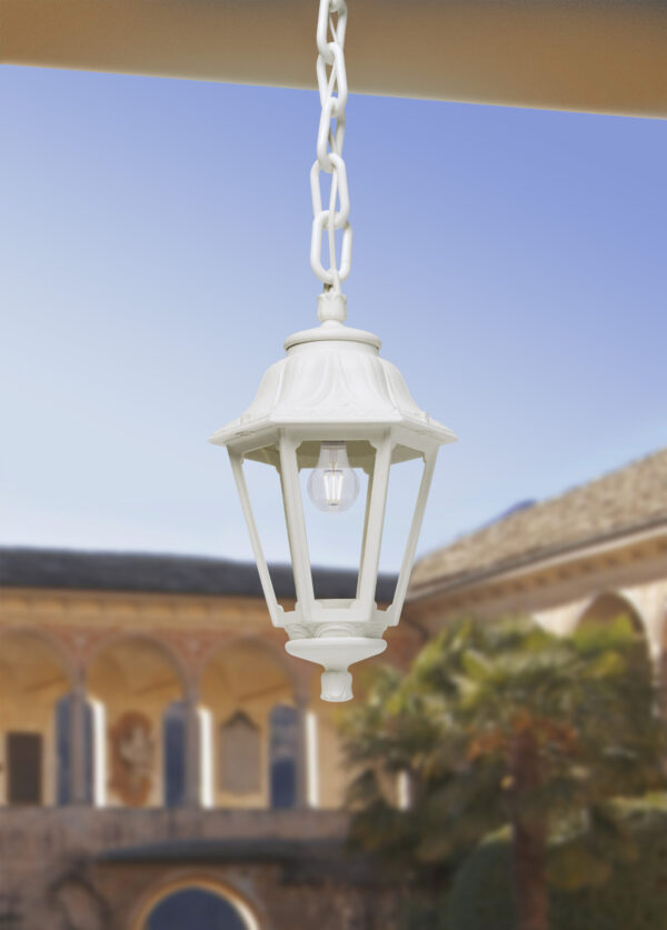 Moderna Spoljna viseća lampa - ANNA-SICHEM klasičnog dizajna, bijele boje - internet prodaja - Commodo Home & Living