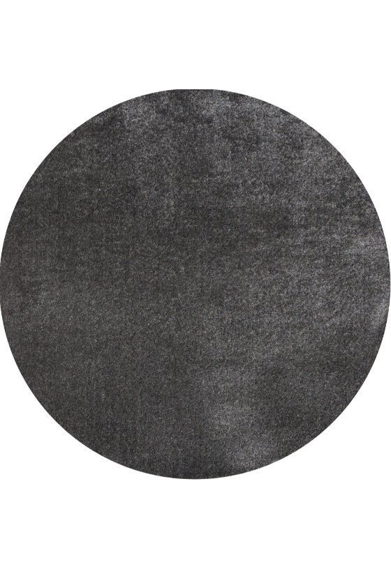 Moderni Tepih Dolce Vita krug ,mekani,tamno sive boje - Internet prodaja - Commodo Home & Living