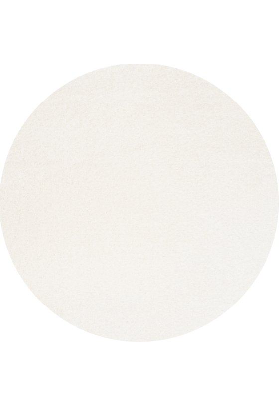 Moderni Tepih Dolce Vita krug ,mekani,bijele boje - Internet prodaja - Commodo Home & Living