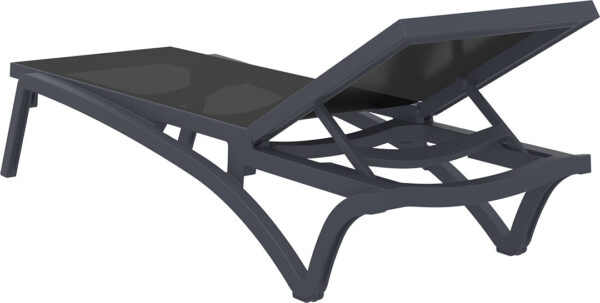 Moderna Ležaljka Pacific jednostavnog dizajna,udobna , crne boje - online shop - Commodo Home & Living