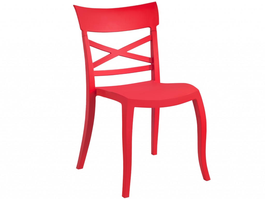 Moderna Stolica za baštu - X-Sera S klasičnog dizajna,udobna,crvene boje - online shop - Commodo Home & Living